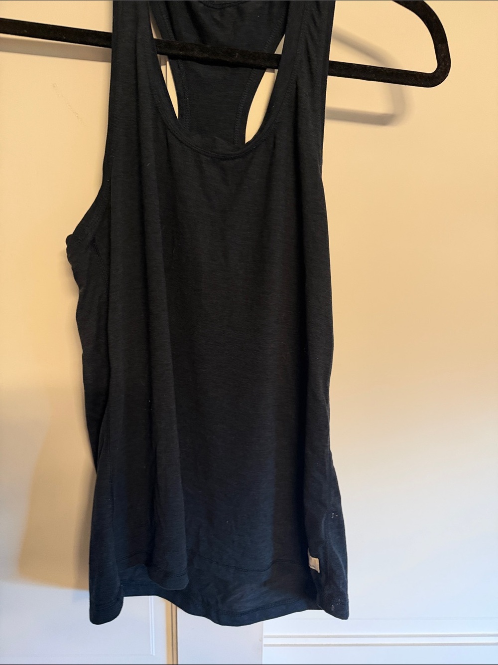 Vuori Black Racerback Tank